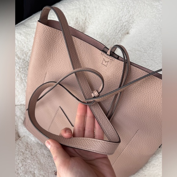 Junie Large Pebbled Leather Messenger - Picture 4 of 13